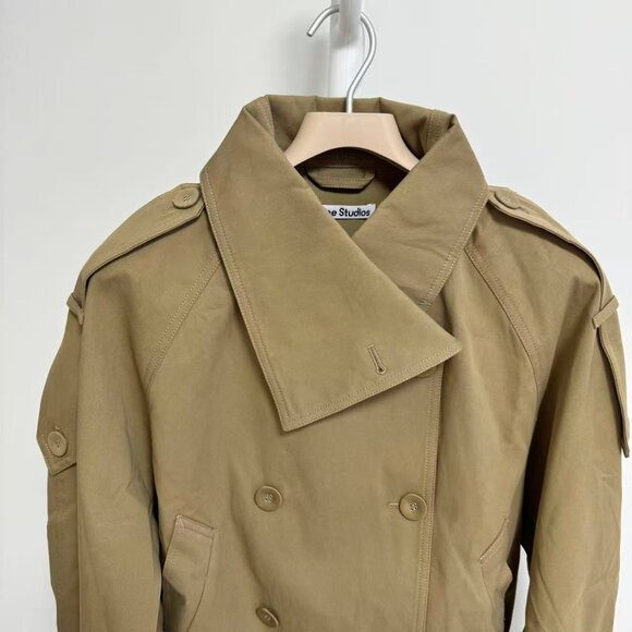 NWOT ！Acne Studios Oriso double-breasted twill jacket - Picture 4 of 13